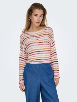 Pullover in Bunt