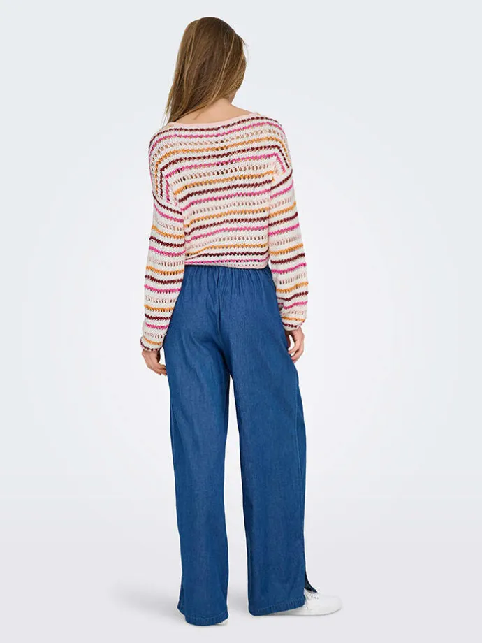 Pullover in Bunt