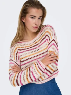 Pullover in Bunt