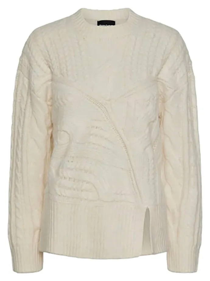 Pullover in Creme