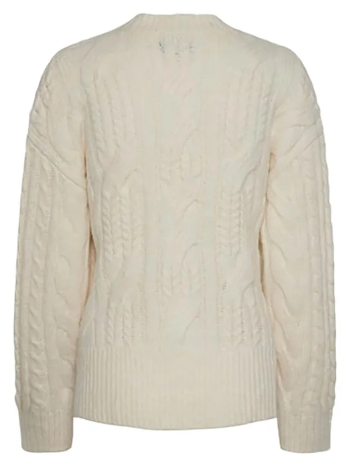 Pullover in Creme