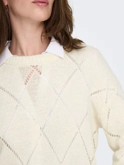 Pullover in Creme