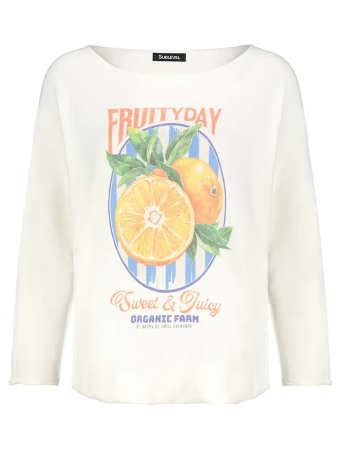 Pullover in Creme