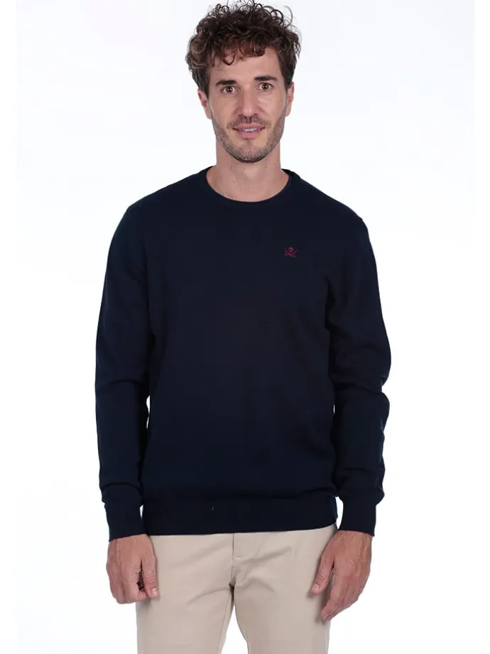 Pullover in Dunkelblau
