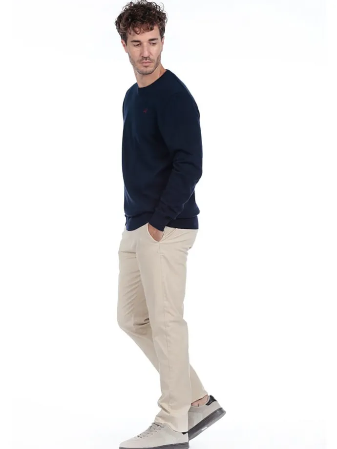 Pullover in Dunkelblau