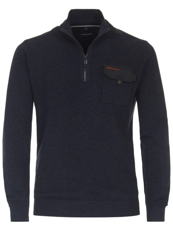 Pullover in Dunkelblau