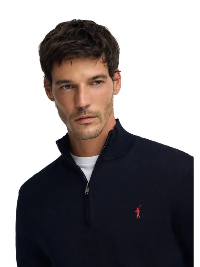 Pullover in Dunkelblau