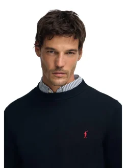 Pullover in Dunkelblau
