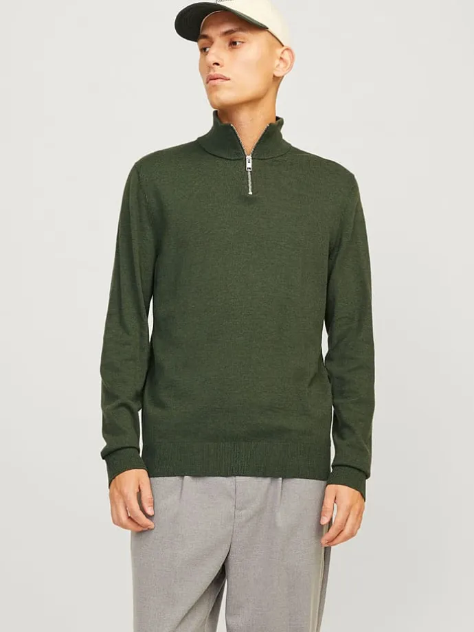 Pullover in Dunkelgrün