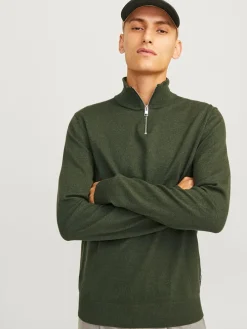Pullover in Dunkelgrün