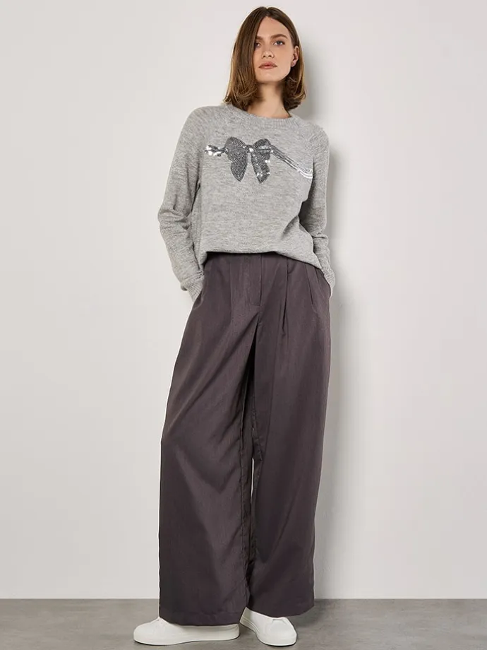 Pullover in Grau