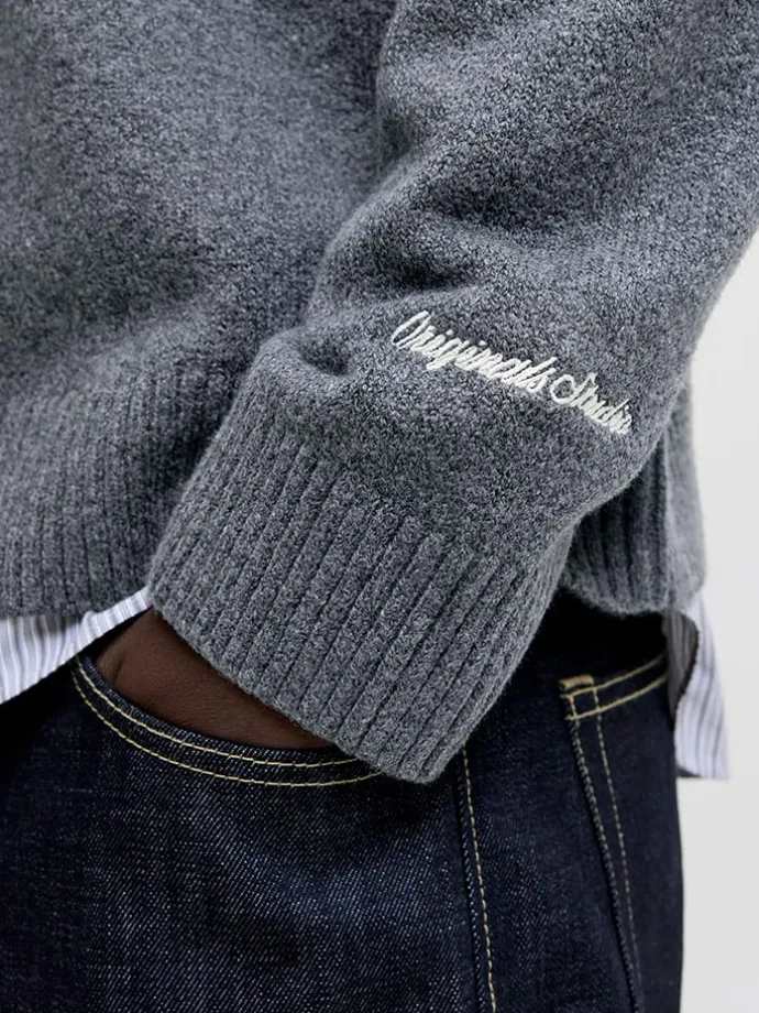 Pullover in Grau