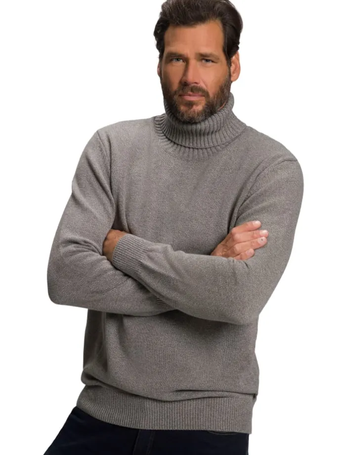 Pullover in grau melange