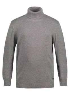Pullover in grau melange