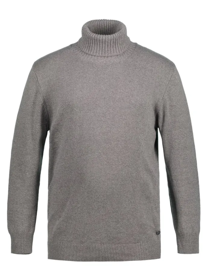 Pullover in grau melange
