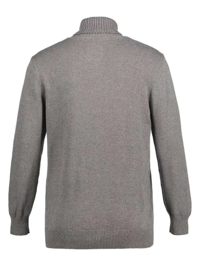 Pullover in grau melange