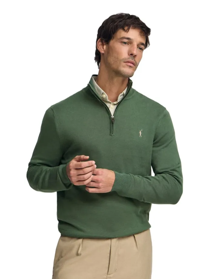 Pullover in Grün