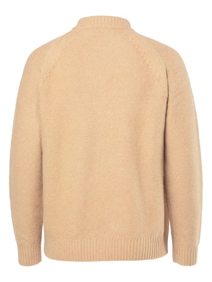 Pullover in korkbraun