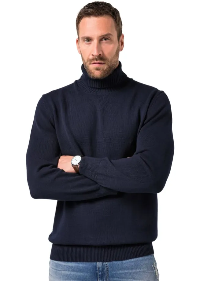 Pullover in navy blau