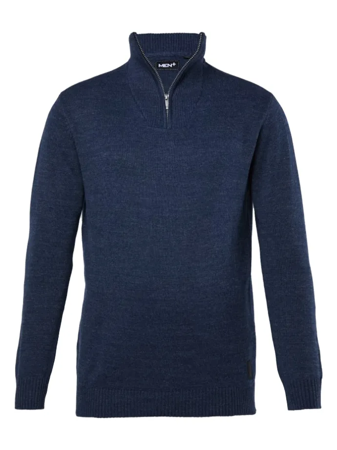 Pullover in navy blau