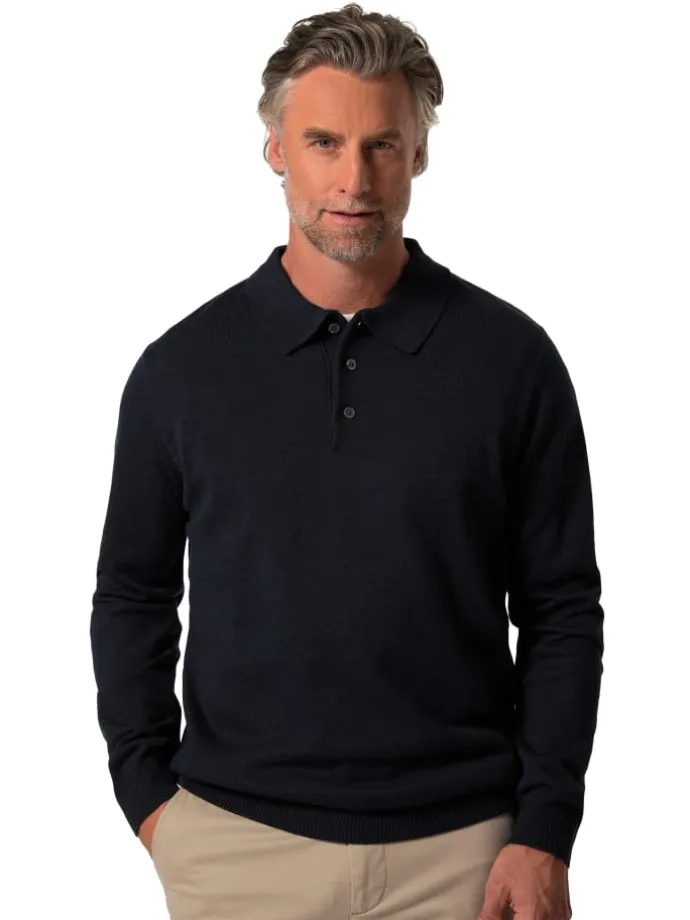 Pullover in navy blau