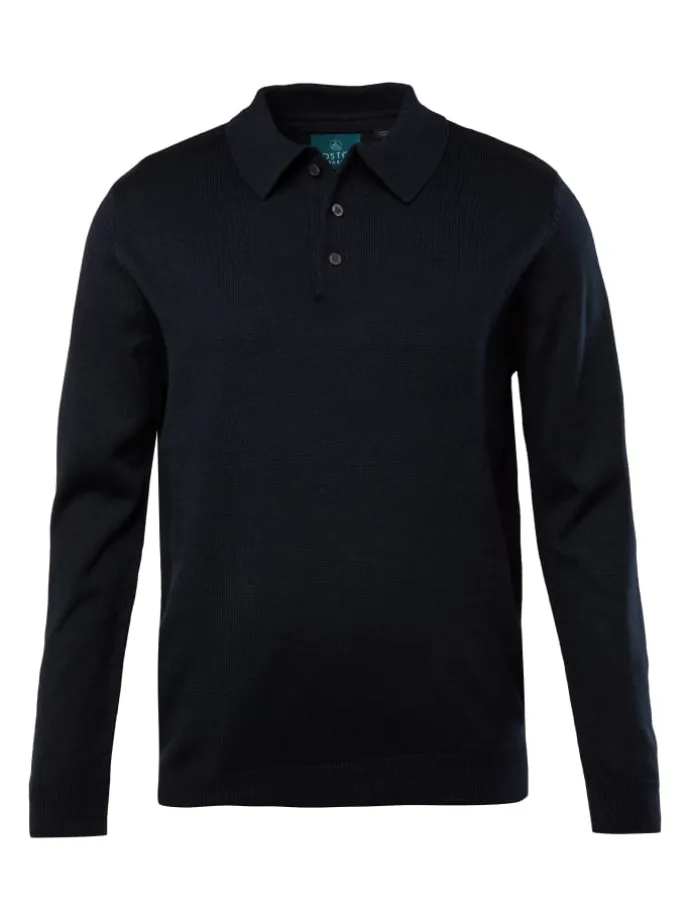Pullover in navy blau