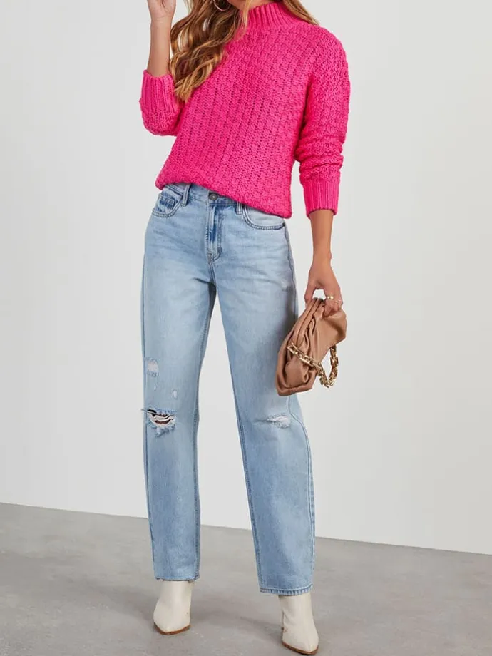 Pullover in Pink