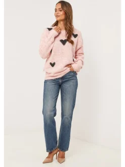 Pullover in Rosé