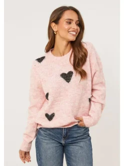 Pullover in Rosé