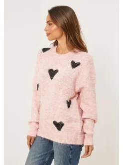 Pullover in Rosé