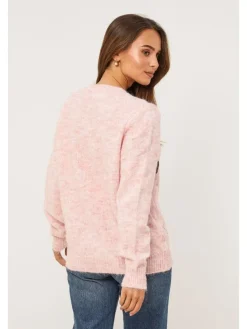 Pullover in Rosé
