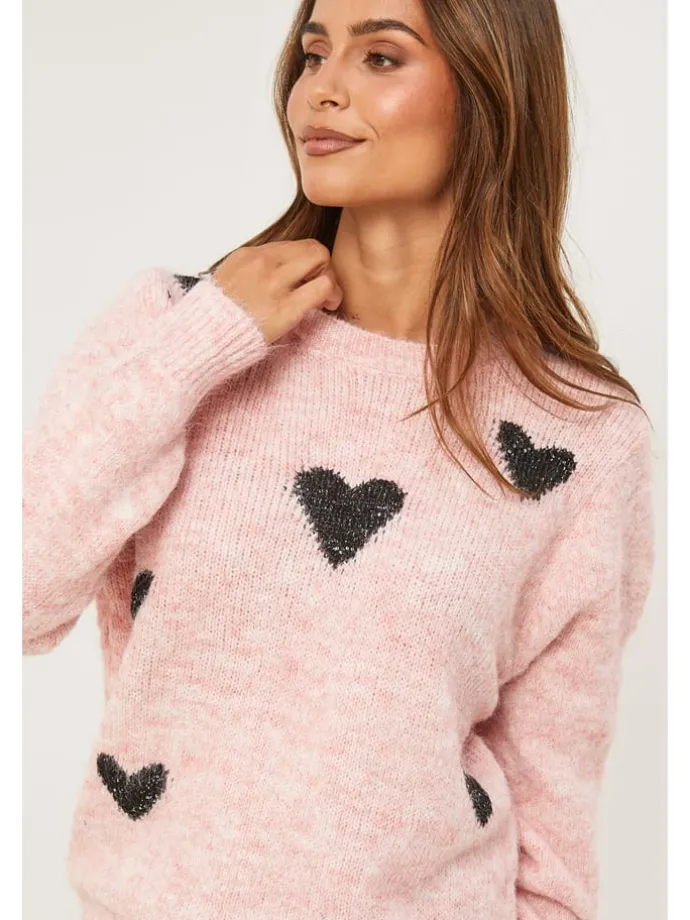 Pullover in Rosé