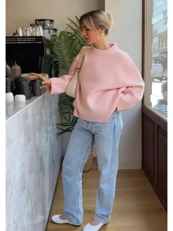 Pullover in Rosa