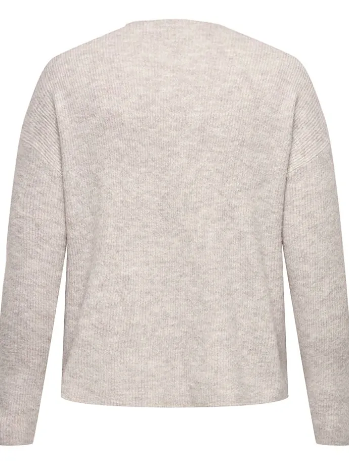Pullover in Rosa/ Creme