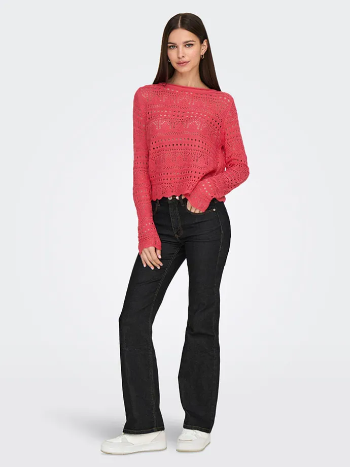 Pullover in Rot