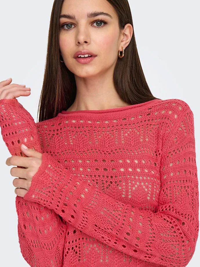 Pullover in Rot
