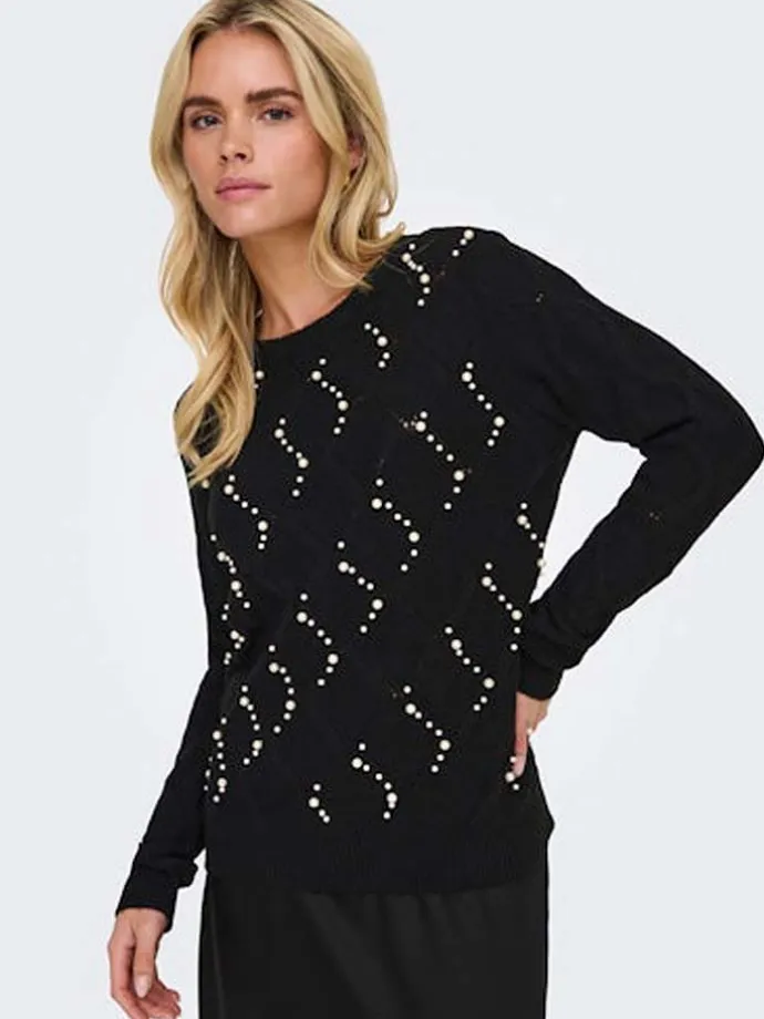 Pullover in Schwarz