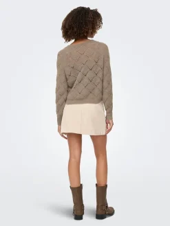 Pullover in Taupe