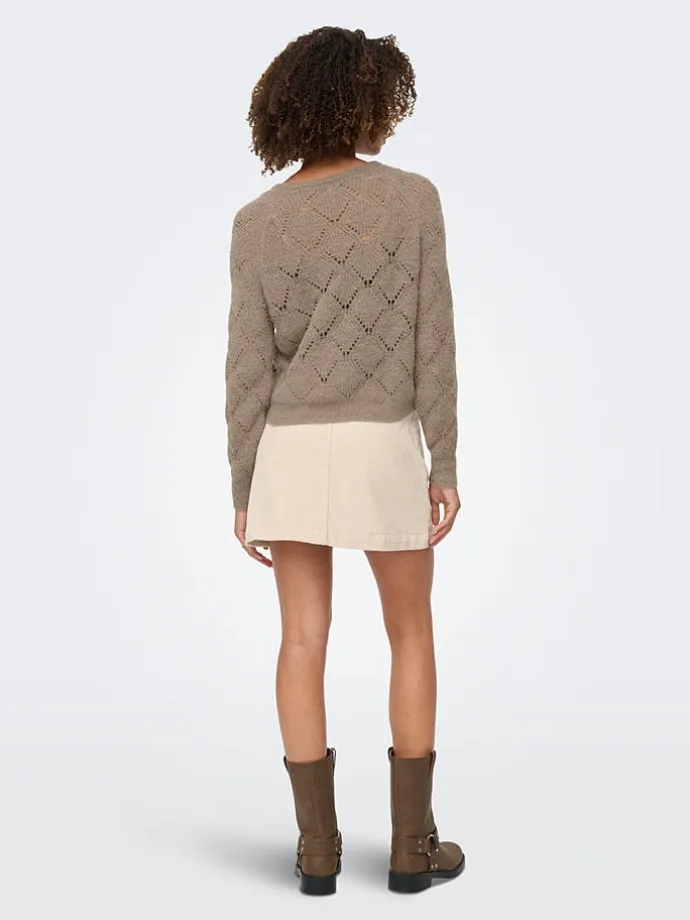 Pullover in Taupe