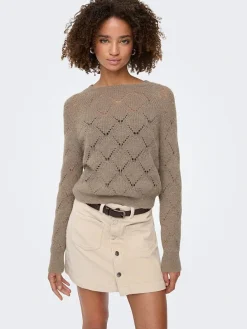 Pullover in Taupe