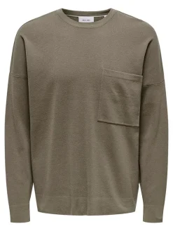 Pullover "Lamai" in Taupe