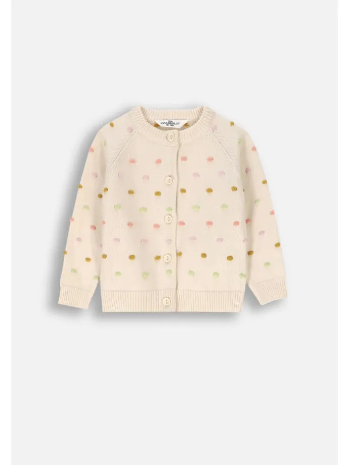 Pullover mit Reißverschluss in beige
