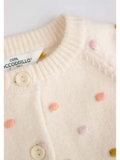 Pullover mit Reißverschluss in beige