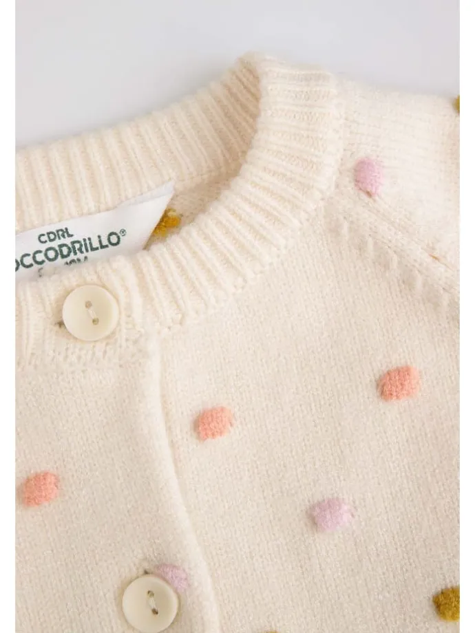 Pullover mit Reißverschluss in beige