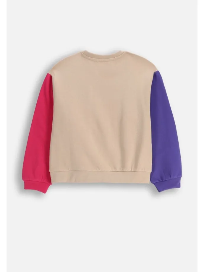 Pullover ohne Kapuze in beige