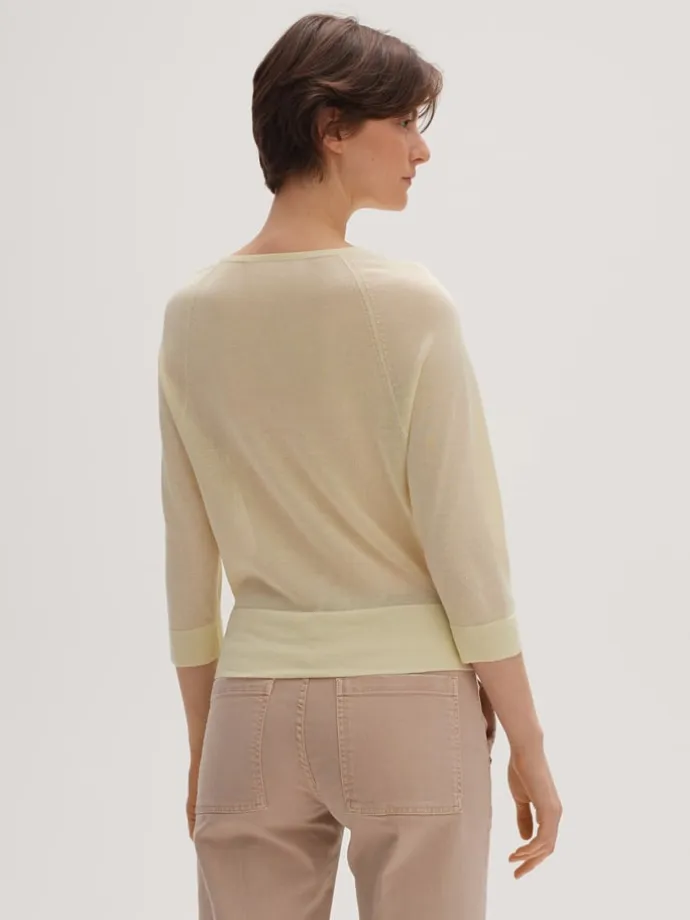 Pullover "Potura" in Gelb