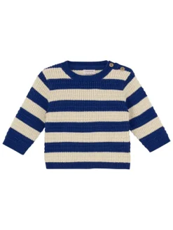 Pullover "Segesta" in Blau/ Beige