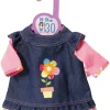 Puppenoutfit "Dolly Moda Jeans Dress" in Dunkelblau - ab 12 Monaten