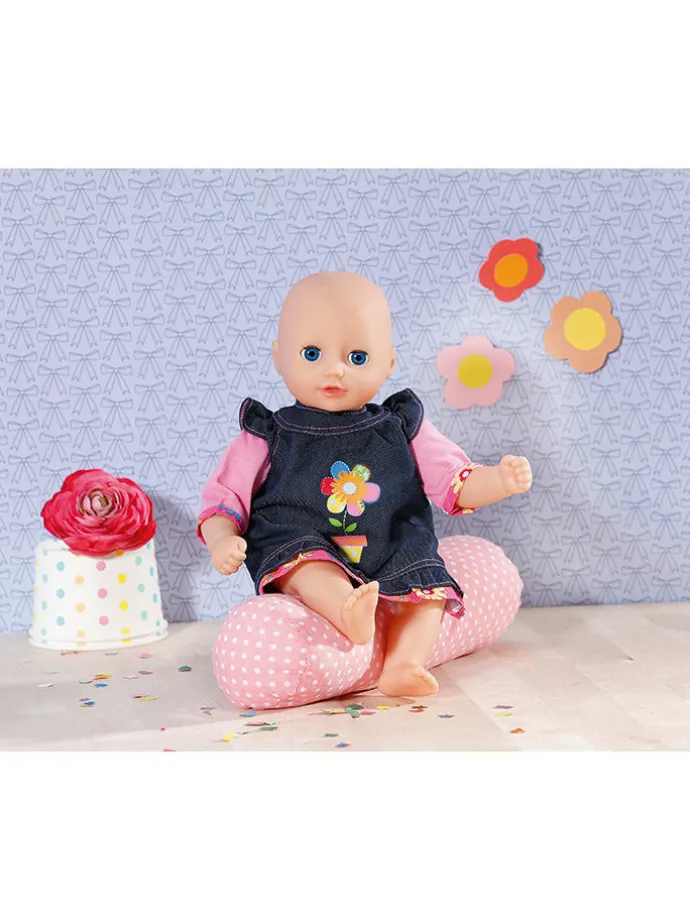 Puppenoutfit "Dolly Moda Jeans Dress" in Dunkelblau - ab 12 Monaten