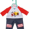 Puppenoutfit "Dolly Moda Trousers + Shirt" in Bunt - ab 12 Monaten